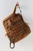 Black Solid Flapped Quilted Puffer Backpack sold by Beagle Boutique
