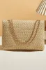 Camel Boho Woven Casual Shoulder Bag sold by Beagle Boutique