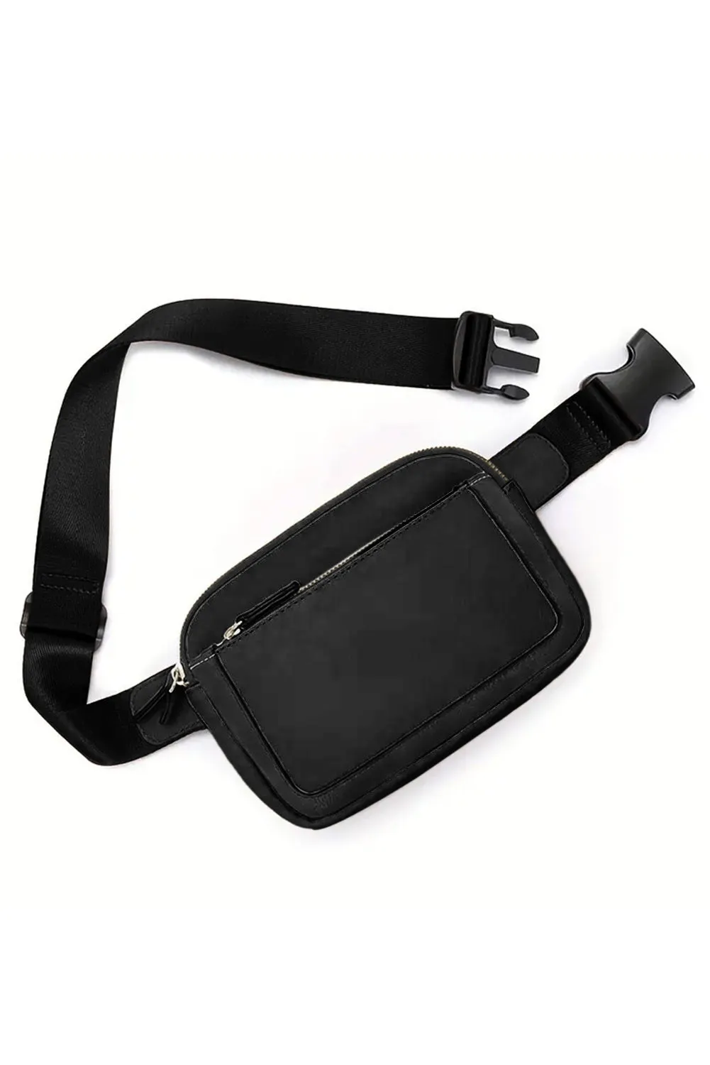 Black Minimalist Multi-zipped Crossbody Bag sold by Beagle Boutique product image thumbnail 2