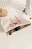 Light Pink Bow Zipper Corduroy Makeup Bag sold by Beagle Boutique