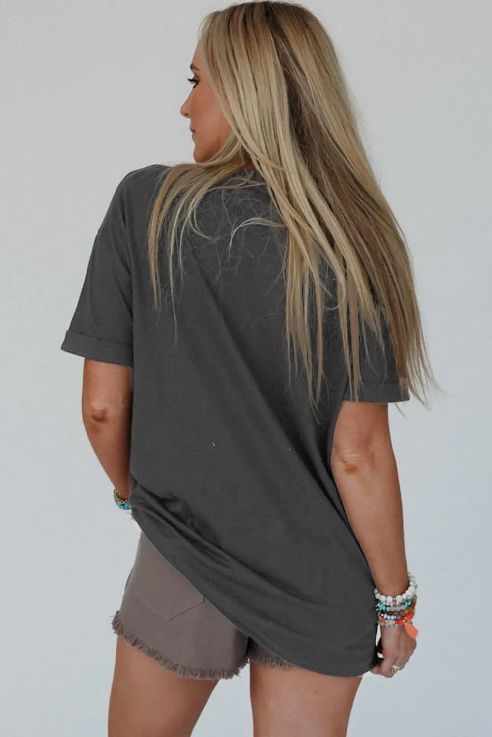 Carbon Grey Vintage Yall Cowboy Boots Graphic Tee sold by Beagle Boutique product image thumbnail 2