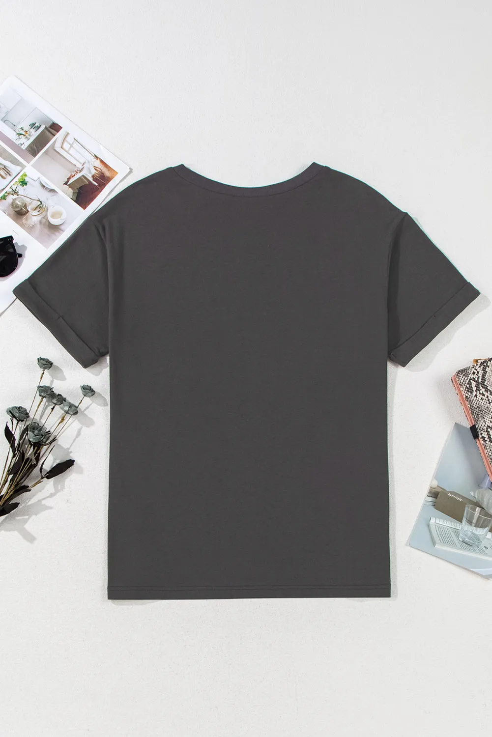 Carbon Grey Vintage Yall Cowboy Boots Graphic Tee sold by Beagle Boutique product image thumbnail 5