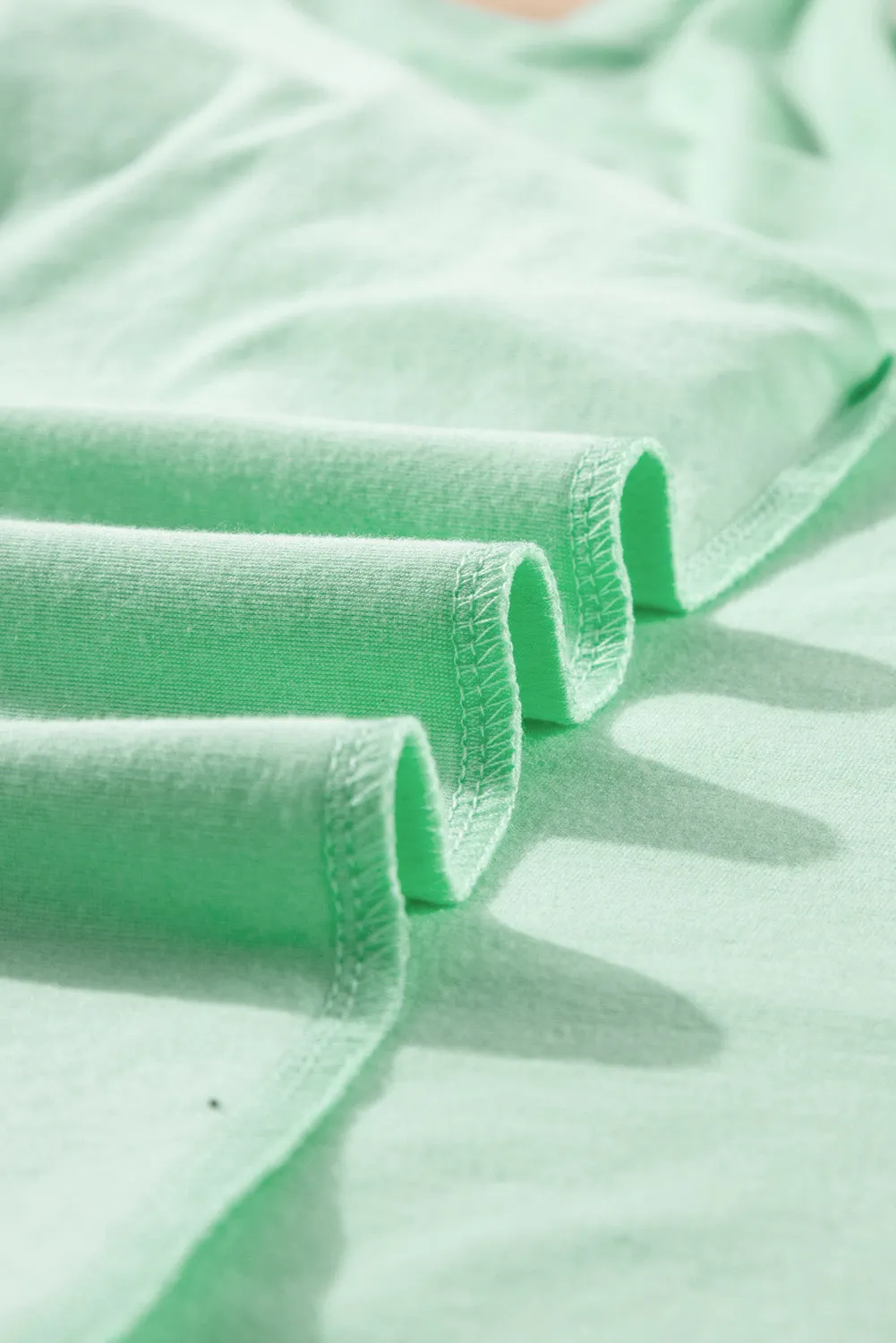 Iceland Blue Round Neck Rolled Sleeve Plus Size T-shirt sold by Beagle Boutique product image thumbnail 5