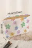 White Cute Flower Makeup Bag sold by Beagle Boutique