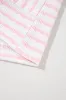 Pink Stripe Knitted Short Sleeve Top and Drawstring Shorts Set sold by Beagle Boutique
