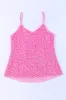 Pink Shiny Sequin Spaghetti Strap Cami Top sold by Beagle Boutique
