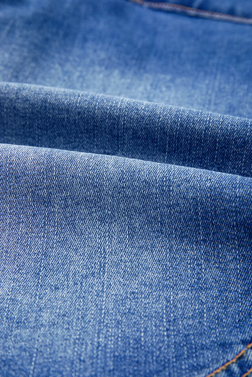 Ashleigh Blue Wrapped Crossed Waist Denim Mini Skirt sold by Beagle Boutique product image thumbnail 5