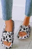 White Animal Print Print Open Toe Sandals sold by Beagle Boutique