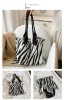 Tote Bag Zebra Pattern Knit Design sold by Beagle Boutique