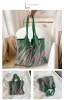 Tote Bag Zebra Pattern Knit Design sold by Beagle Boutique