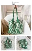 Tote Bag Zebra Pattern Knit Design sold by Beagle Boutique