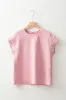 Light Pink Pearl Embellished Flower Textured T Shirt sold by Beagle Boutique