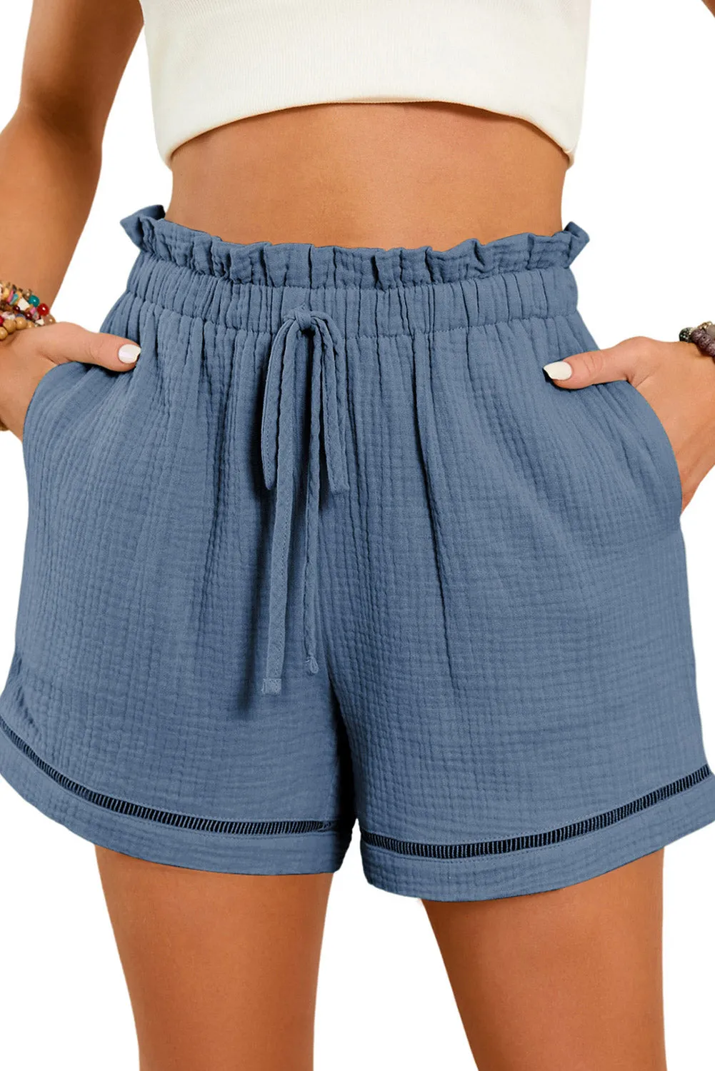 Cotton Gauze Paper-bag Shorts sold by Beagle Boutique product image thumbnail 5