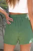 Green Flap Pocket Casual Drawstring Shorts sold by Beagle Boutique