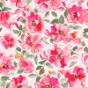 Pink Floral Boxy Fit Ruffled Short Sleeve V Neck Blouse sold by Beagle Boutique