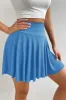 Draped High Waist Phone Pocket Lined Skort sold by Beagle Boutique