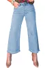 Myosotis Acid Washed High Rise Cropped Wide Leg Jeans sold by Beagle Boutique