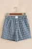 Gingham Print High Waist Shorts sold by Beagle Boutique