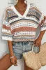 Knit V-neck Short Sleeve Top sold by Beagle Boutique