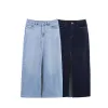 Midi Denim Skirt Front Slit and a Raw Hem sold by Beagle Boutique