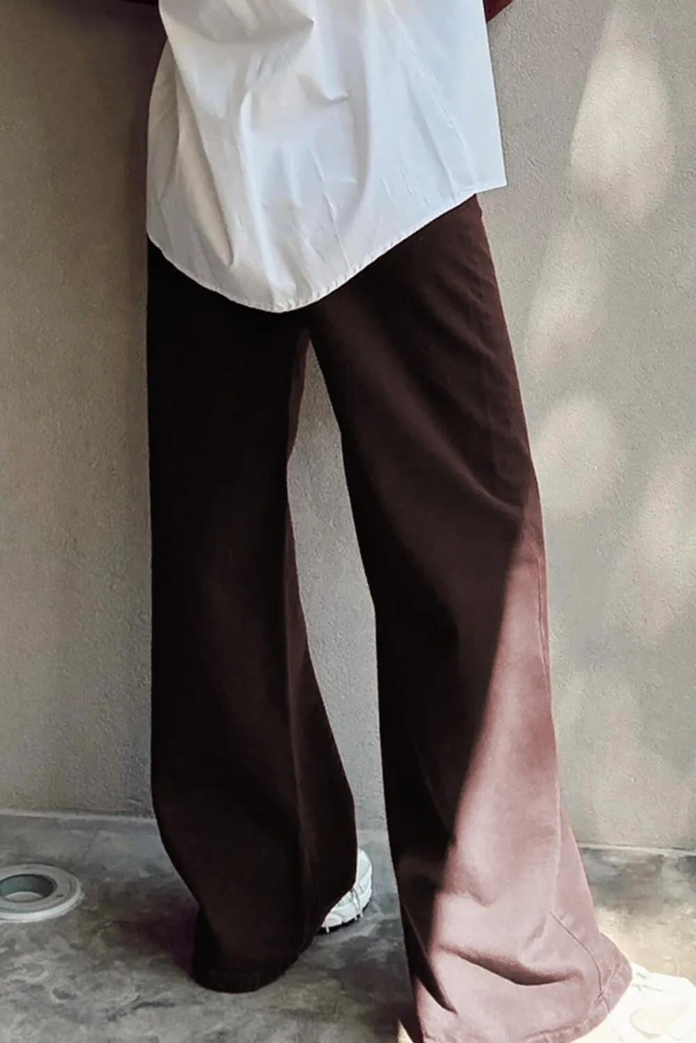 Loose Straight High Waist Solid Colour Jeans sold by Beagle Boutique product image thumbnail 4