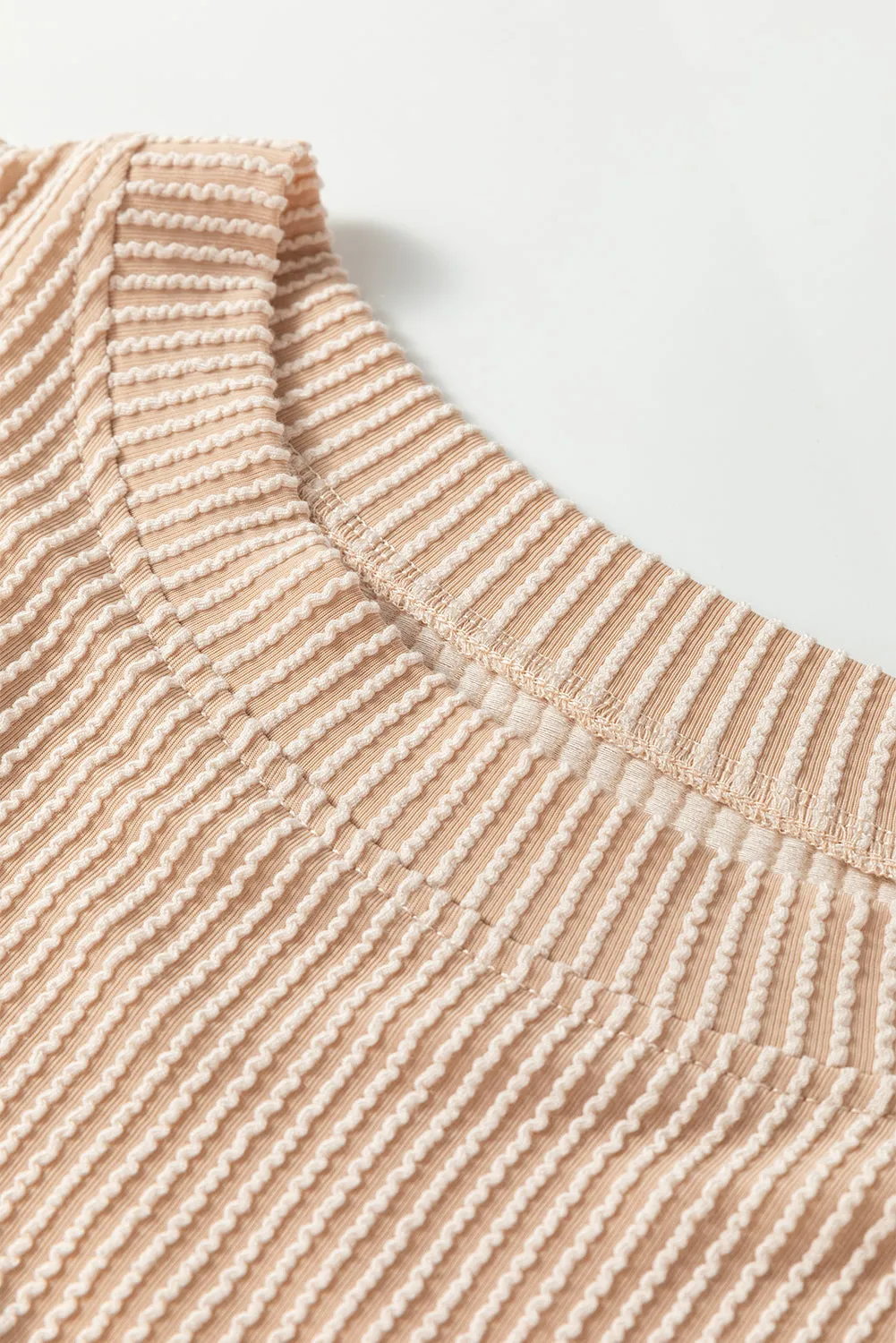 Multicolour Colour Block Long Sleeve Ribbed Loose Top sold by Beagle Boutique product image thumbnail 3