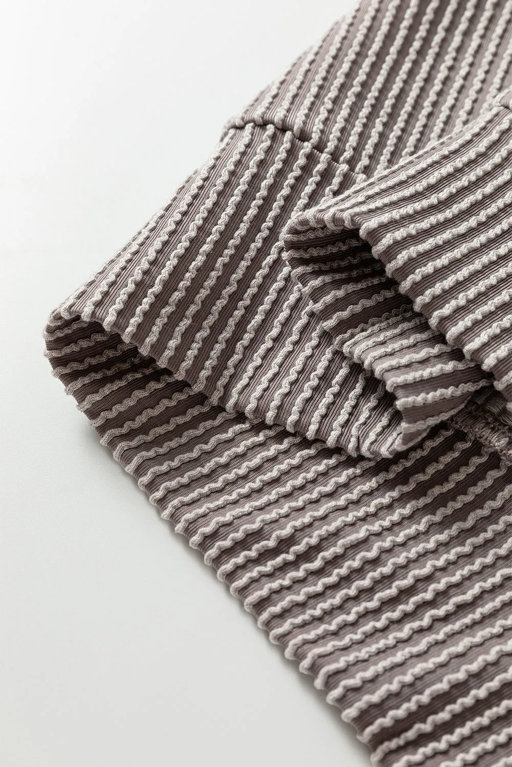 Multicolour Colour Block Long Sleeve Ribbed Loose Top sold by Beagle Boutique product image thumbnail 5