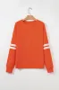 Striped Detail Drop Shoulder Oversized Sweatshirt sold by Beagle Boutique