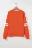 Striped Detail Drop Shoulder Oversized Sweatshirt sold by Beagle Boutique