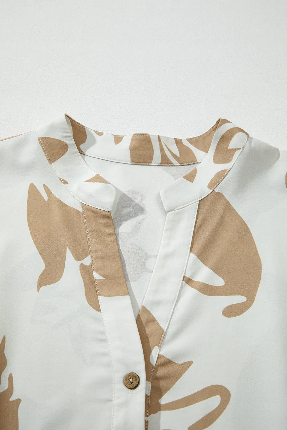 Ruffled Sleeve Half Placket Tiered A-line Plus Size Long Dress sold by Beagle Boutique product image thumbnail 4