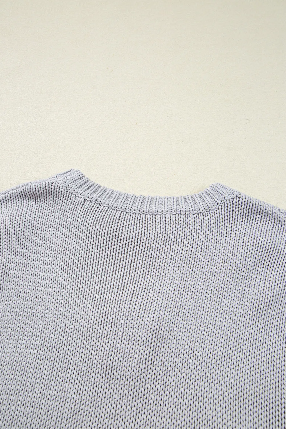 Bowknot Applique Cap Knit Sleeve Sweater sold by Beagle Boutique product image thumbnail 4