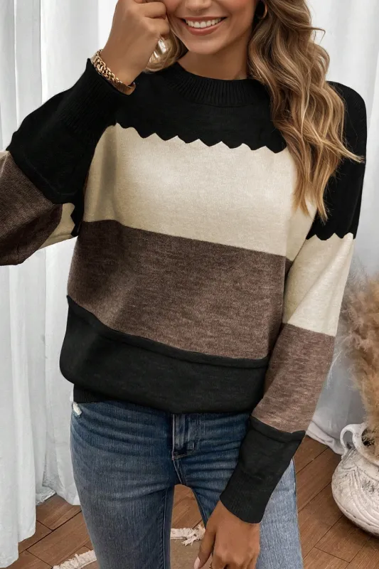 Crew Neck Drop Shoulder Sweater sold by Beagle Boutique