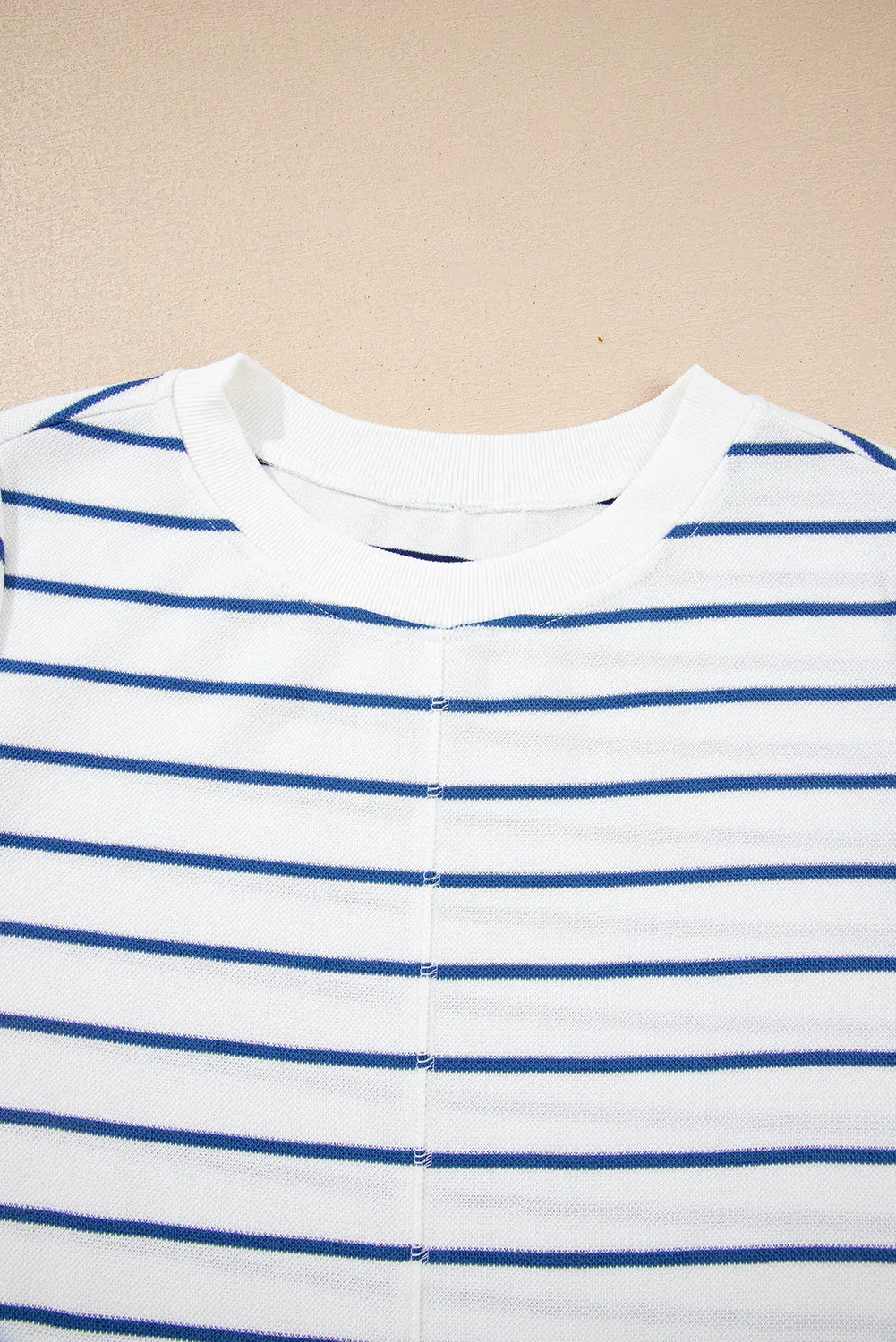 Striped Long Sleeve Top and Drawstring Wide Leg Trousers 2pcs Co-ord Outfit sold by Beagle Boutique product image thumbnail 5