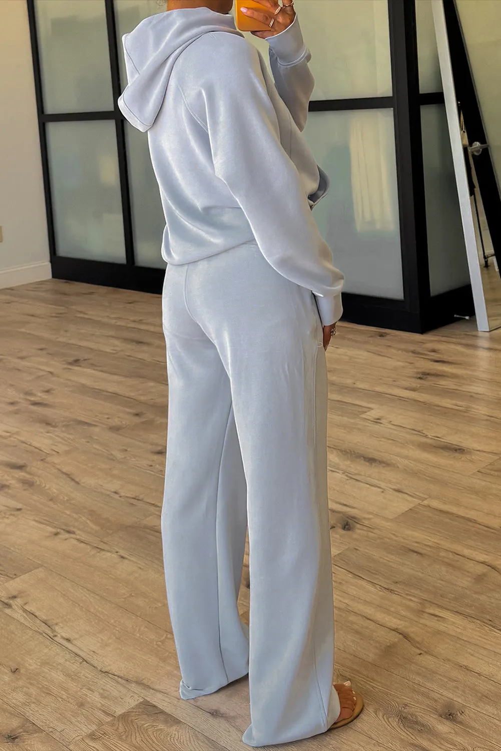 Half Zip Thumbhole Sleeve Hoodie & Active Pants 2pcs Co-ord Outfit sold by Beagle Boutique product image thumbnail 2