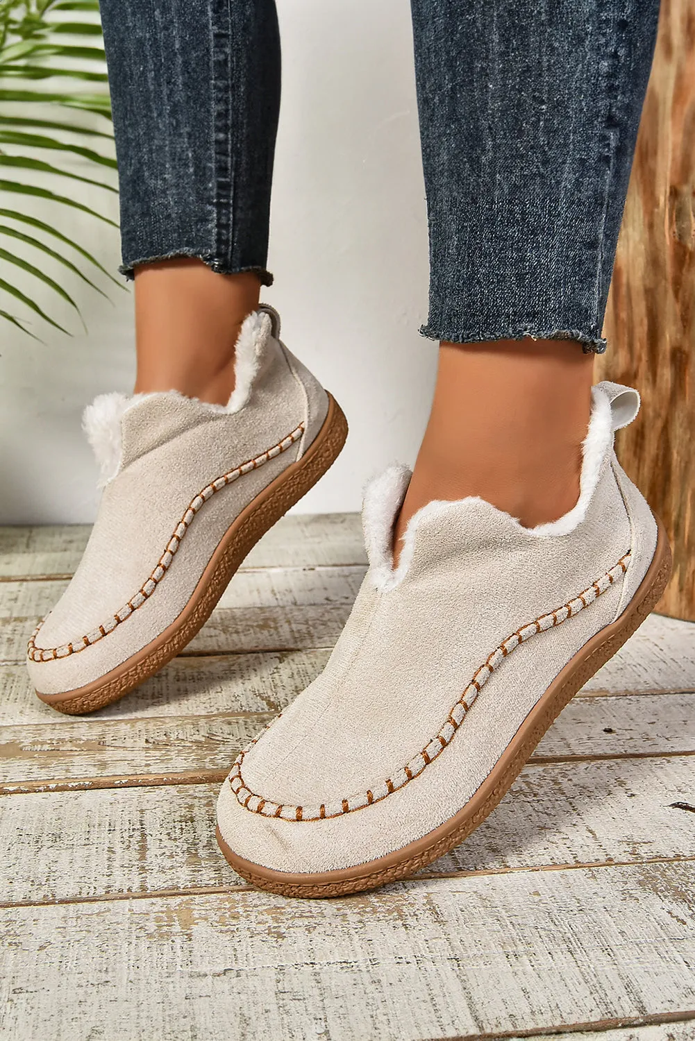 Faux Suede Fleece Lined Winter Snow Boots sold by Beagle Boutique product image thumbnail 4