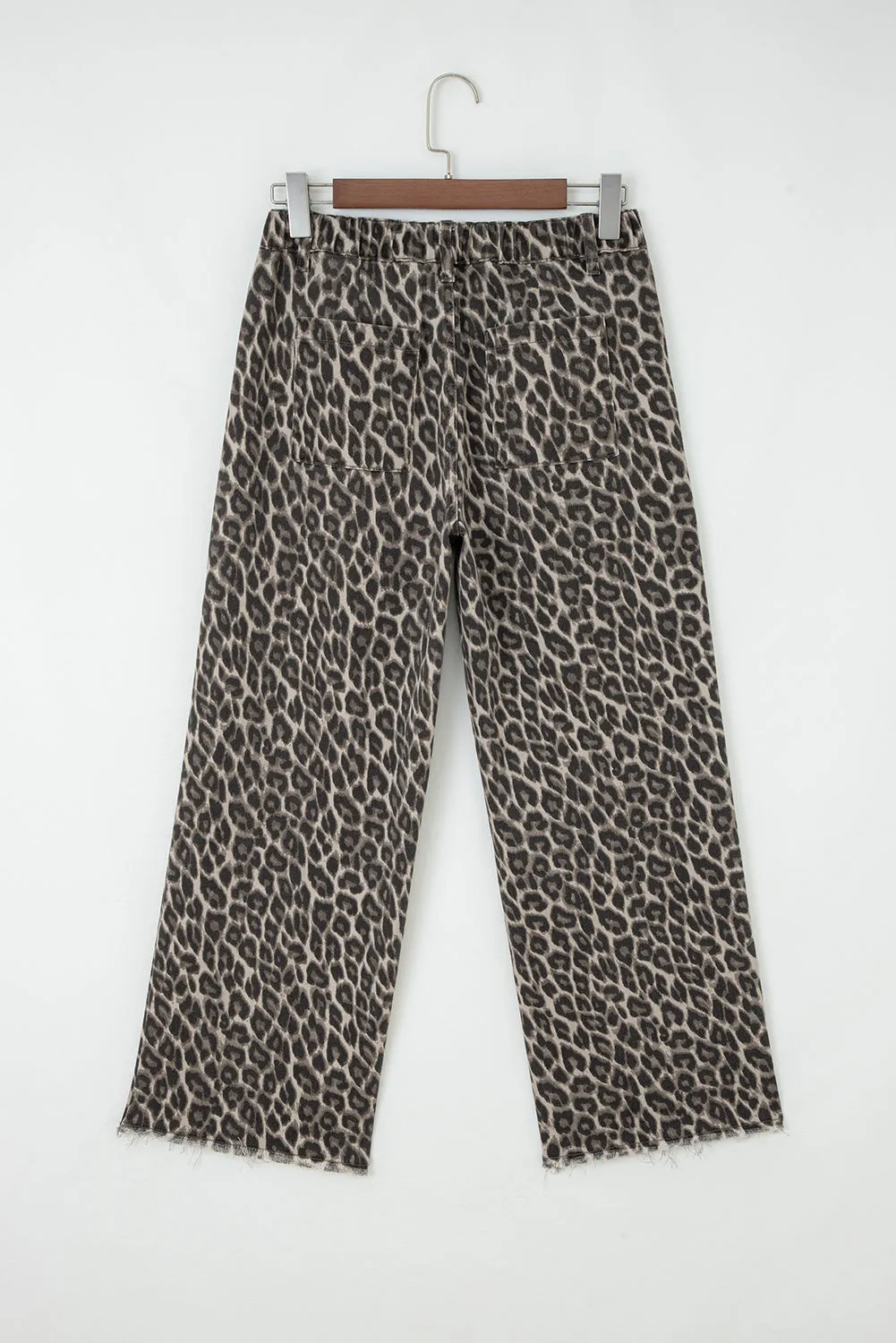 Leopard Straight Loose Leg Jeans sold by Beagle Boutique product image thumbnail 4