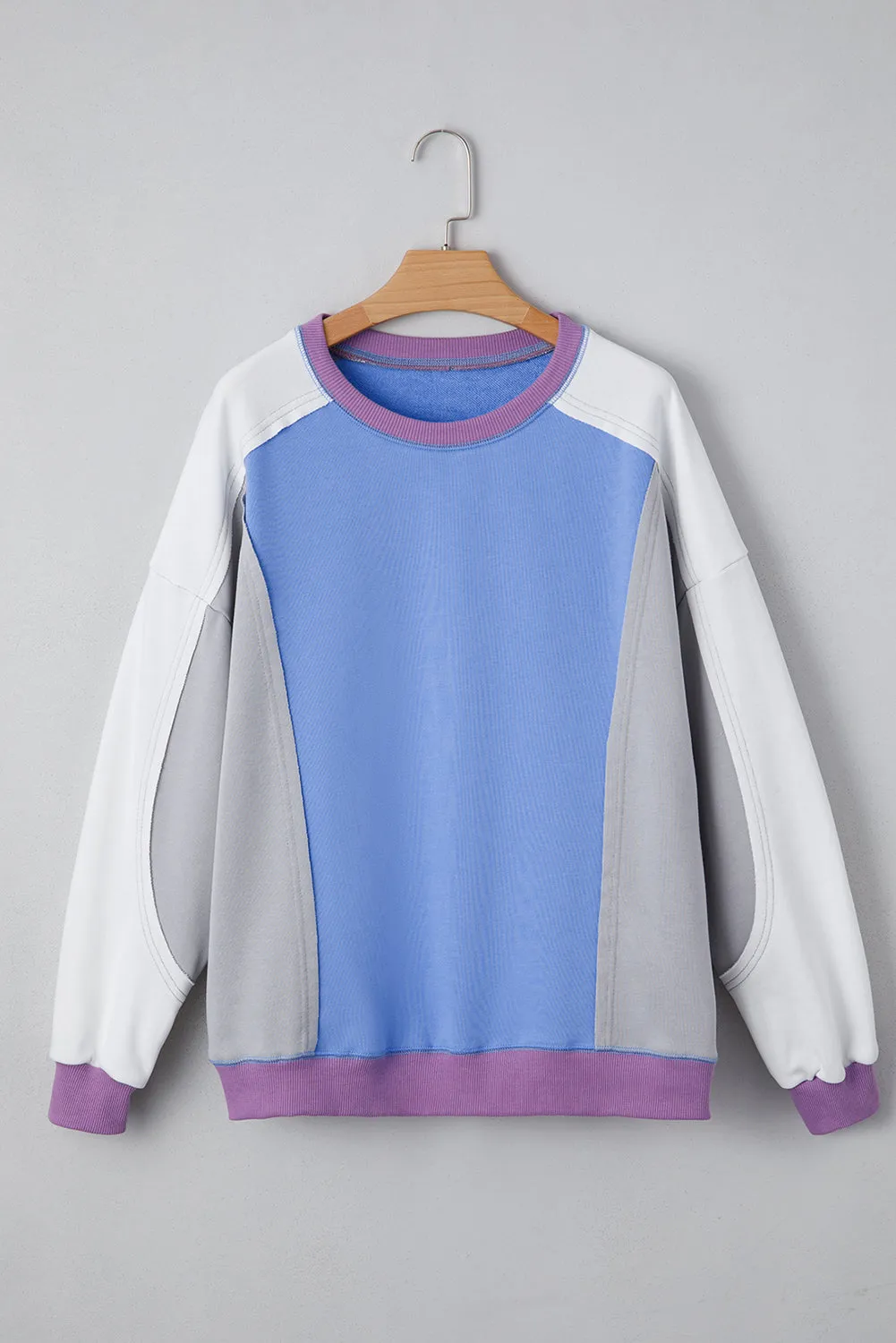 Exposed Seam Trim Pullover Sweatshirt sold by Beagle Boutique product image thumbnail 5