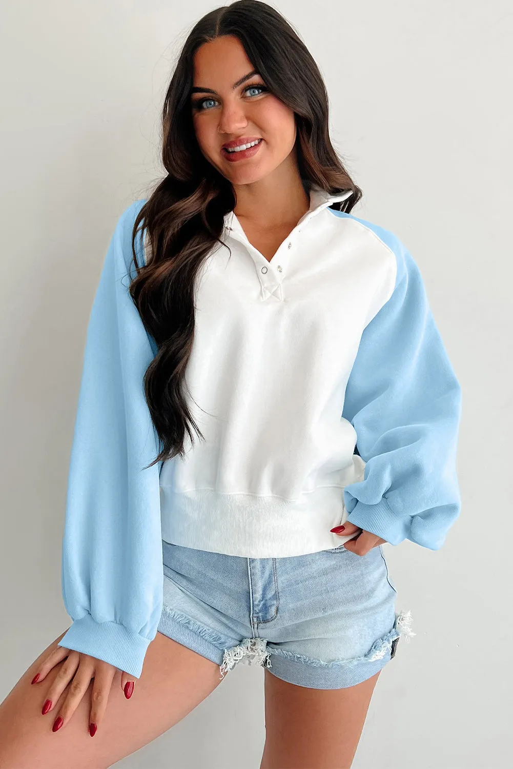 Snap Buttons Pullover Sweatshirt sold by Beagle Boutique product image thumbnail 4