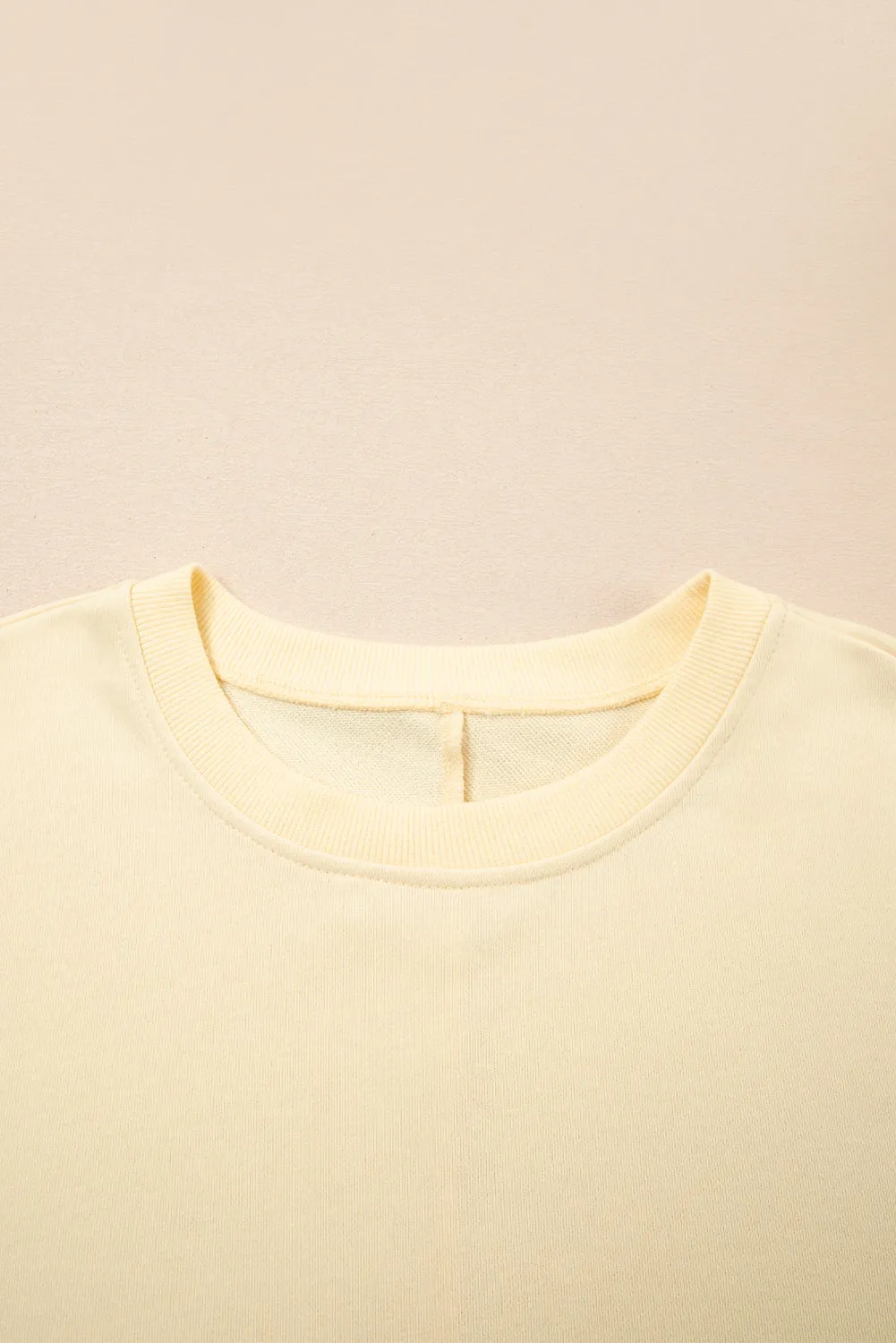 Faux Two Piece Patchwork Round Neck Sweatshirt sold by Beagle Boutique product image thumbnail 5