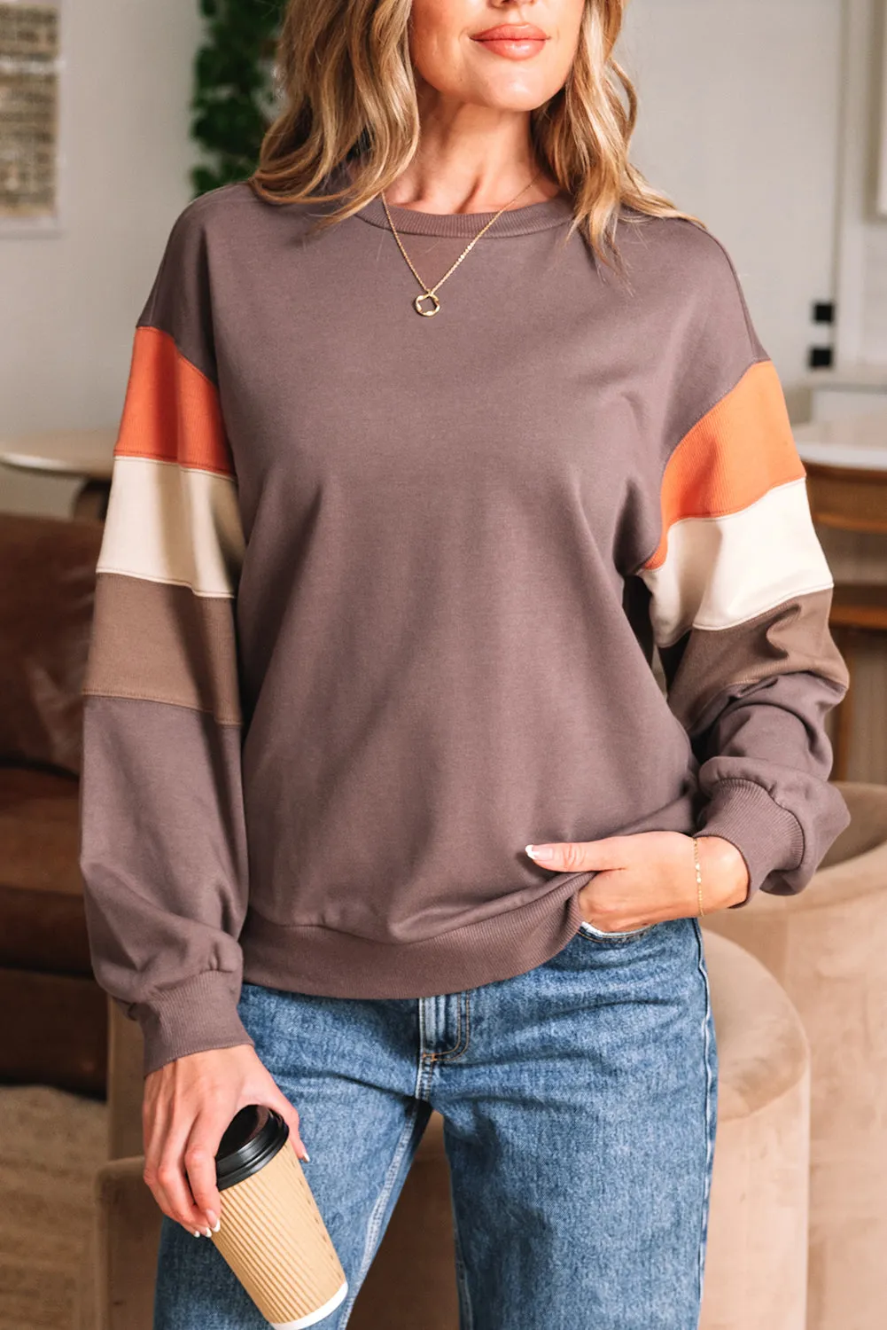 Drop Shoulder Pullover Casual Sweatshirt sold by Beagle Boutique product image thumbnail 5