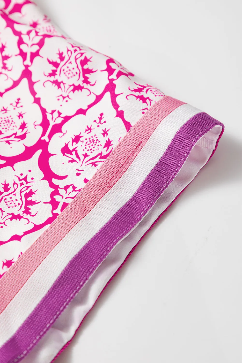 Western Print Zipped Collar Short Sleeve Blouse Top sold by Beagle Boutique product image thumbnail 5