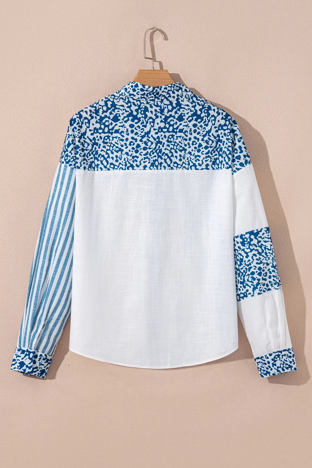 Leopard Striped Western Casual Shirt sold by Beagle Boutique product image thumbnail 2