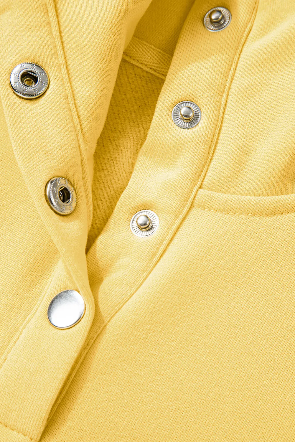 Embroidered Flower Patchwork Snap Buttons Pullover Sweatshirt sold by Beagle Boutique product image thumbnail 5