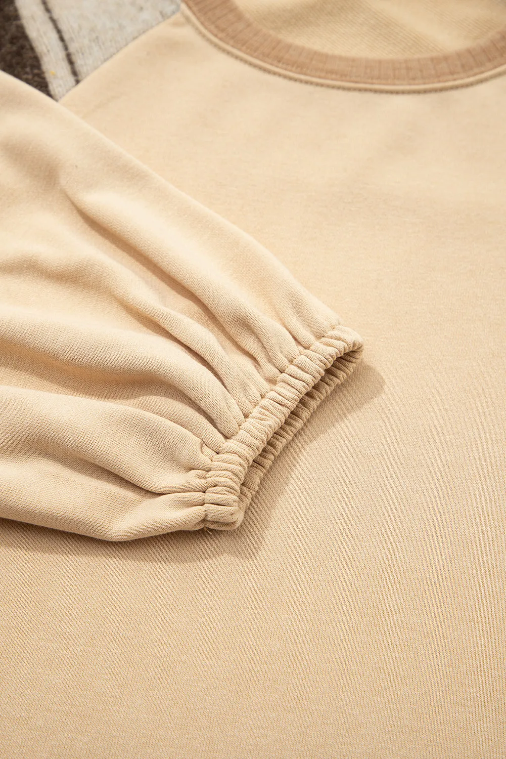 Aztec Patchwork Raglan Pullover Sweatshirt sold by Beagle Boutique product image thumbnail 4