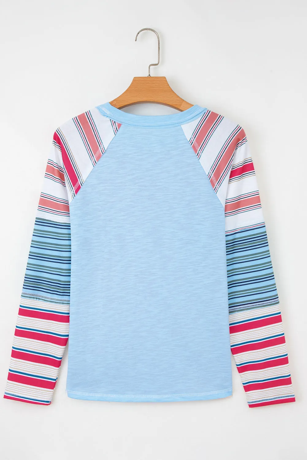 Exposed Seam Striped Long Sleeve Top sold by Beagle Boutique product image thumbnail 4