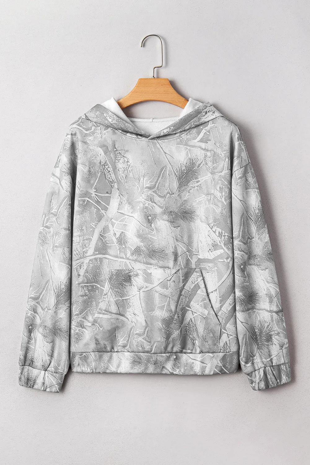 Camouflage Woodland Print Oversized Sporty Hoodie sold by Beagle Boutique product image thumbnail 2