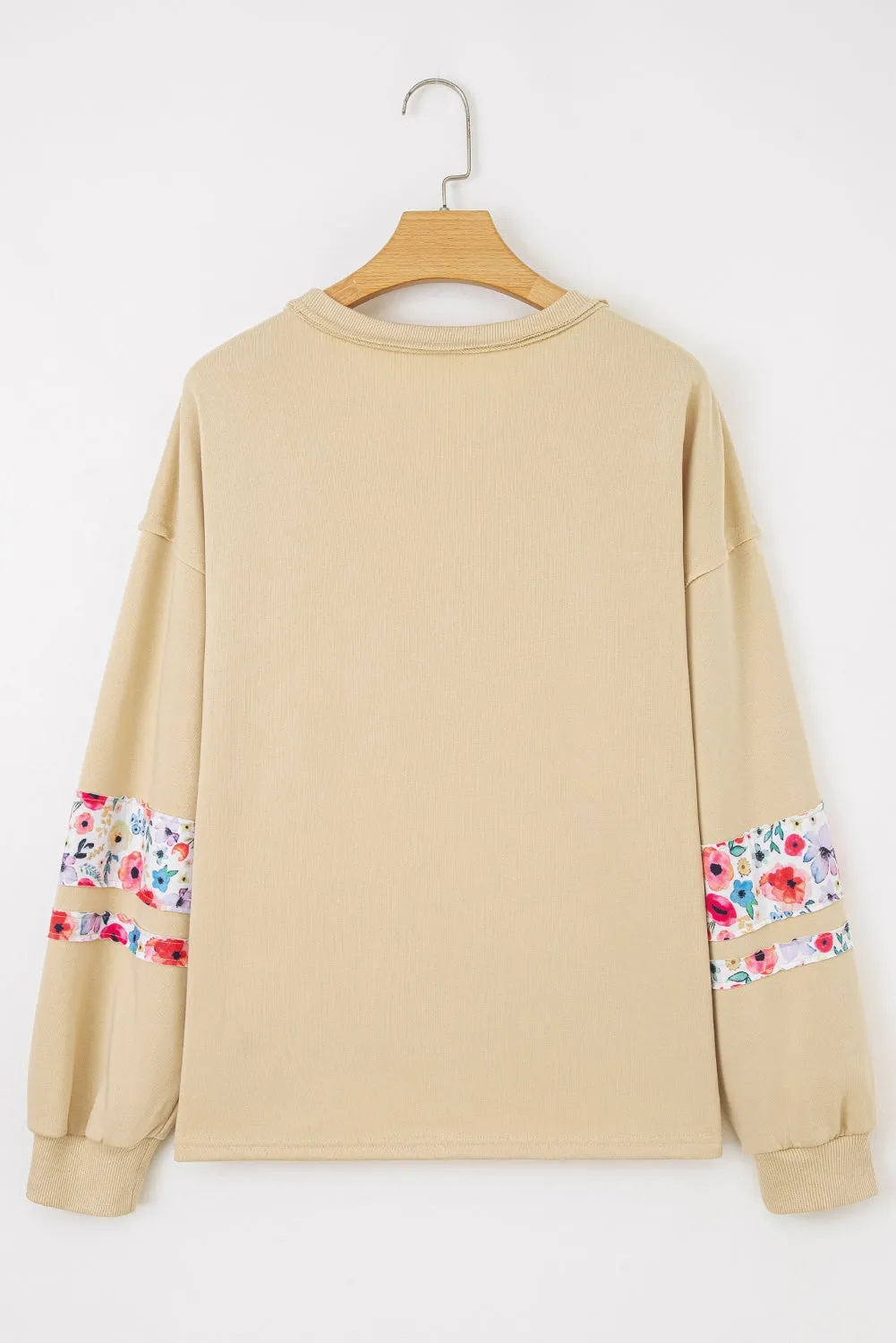 Floral Oversize Pullover Sweatshirt sold by Beagle Boutique product image thumbnail 5