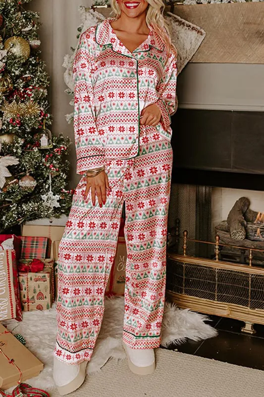 Christmas Print Shirt Pyjama Set sold by Beagle Boutique