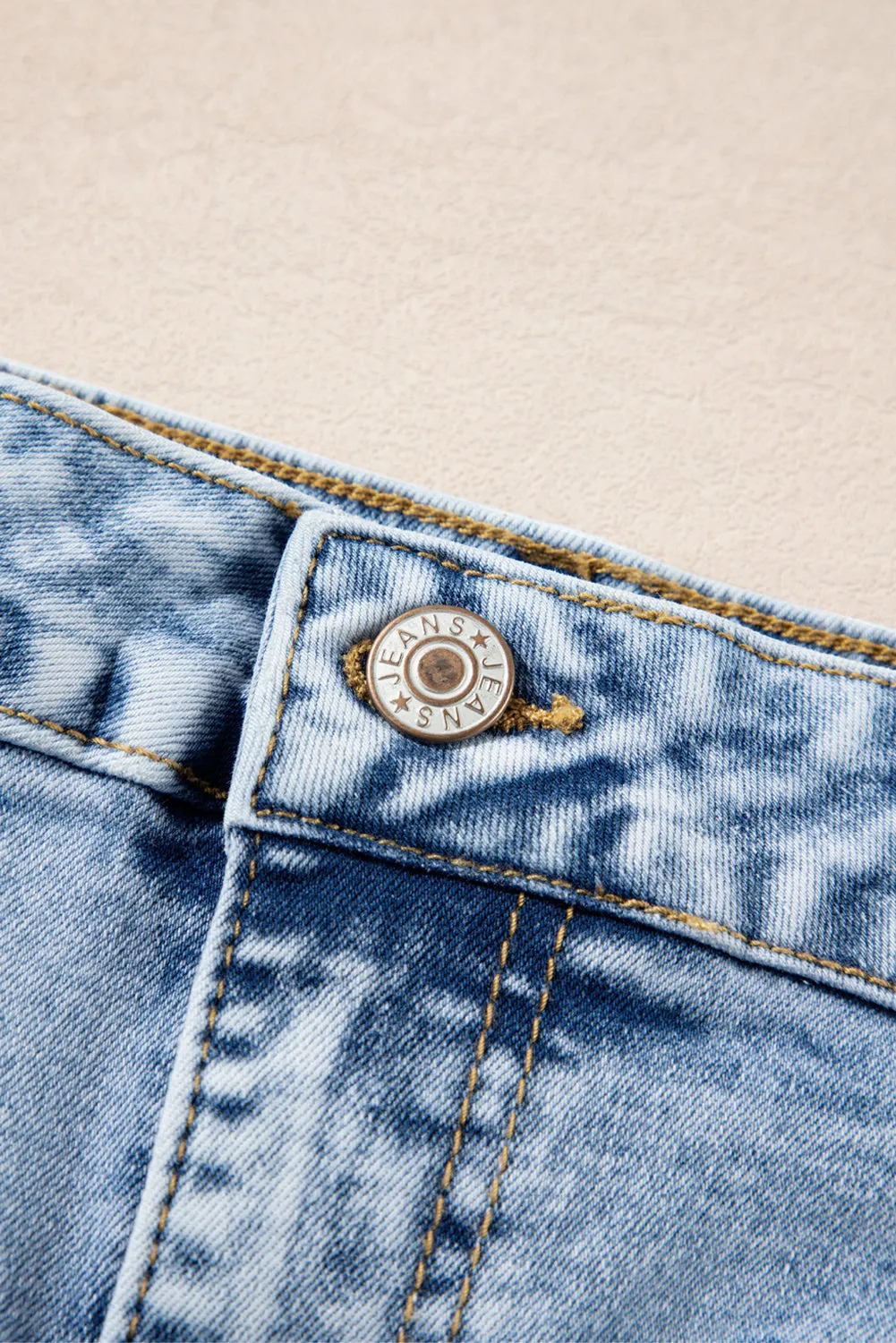 Patch Pocket Straight Leg Loose Jeans sold by Beagle Boutique product image thumbnail 4