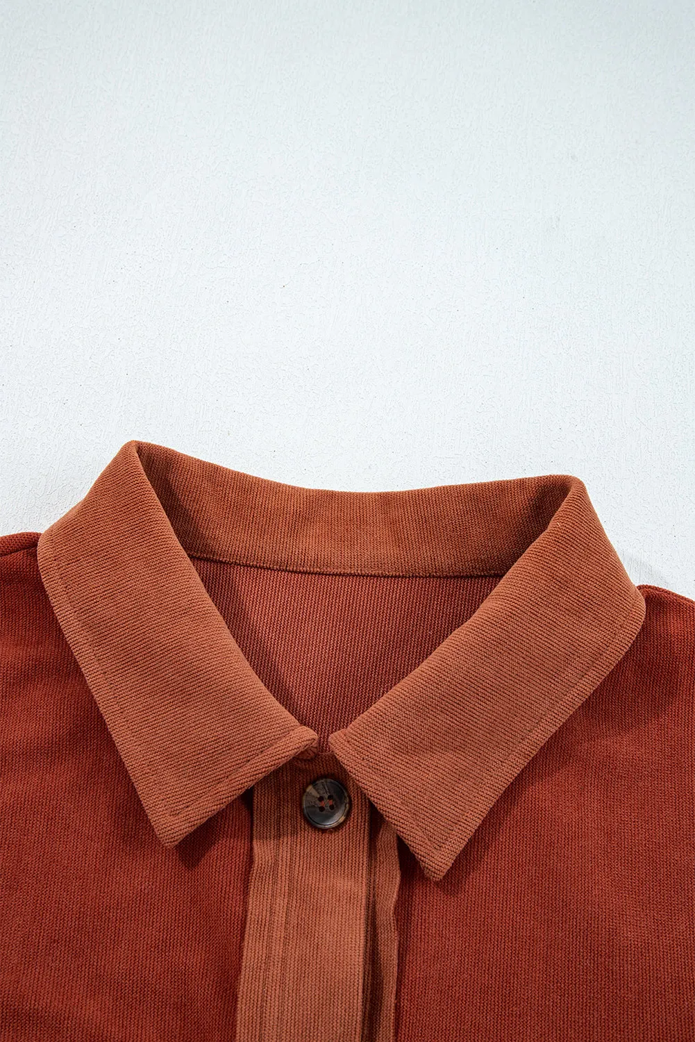 Drop Shoulder Casual Shacket With Pockets sold by Beagle Boutique product image thumbnail 5